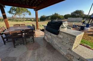 Pavillion with Gas Grill